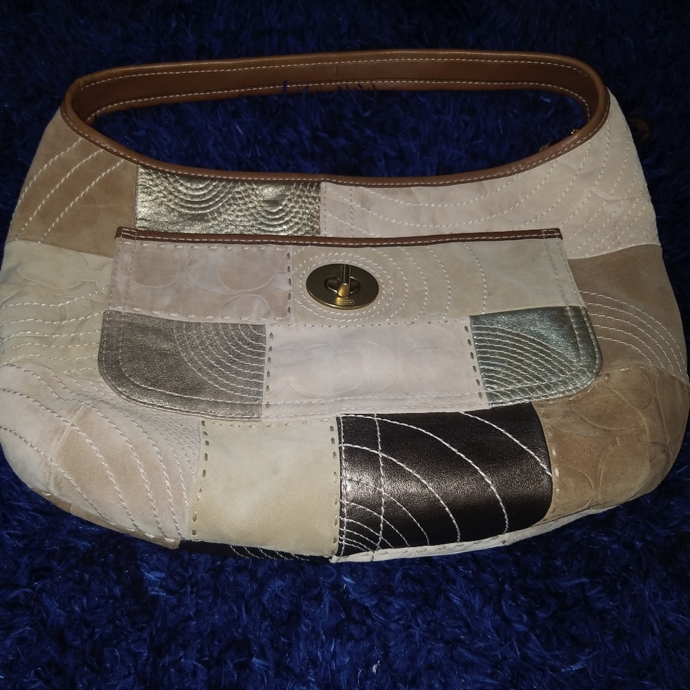 Coach suedeleather hobo bag  E0769-11308